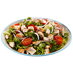 Super Mixed Salad With Cheese 