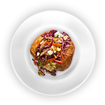 Baked Potato With Cheese & Coleslaw 